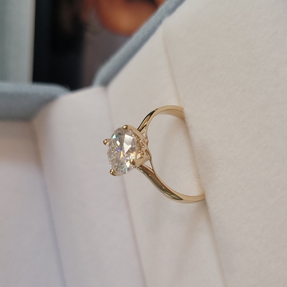 NWT Charles and Colvard moissanite ring engagement - Picture 11 of 12